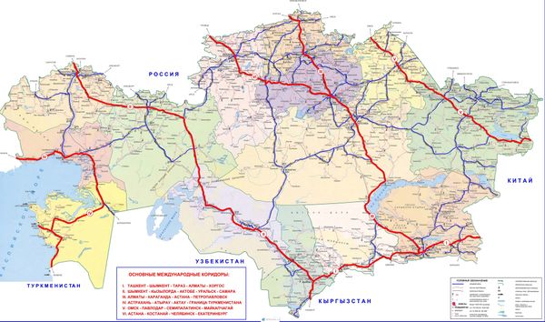 Железные дороги таджикистана карта