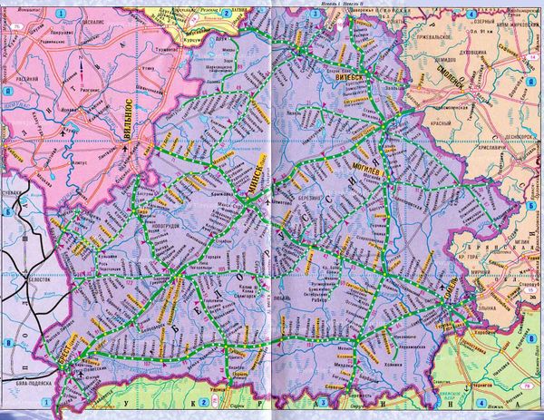 Карта железных дорог беларуси с остановками